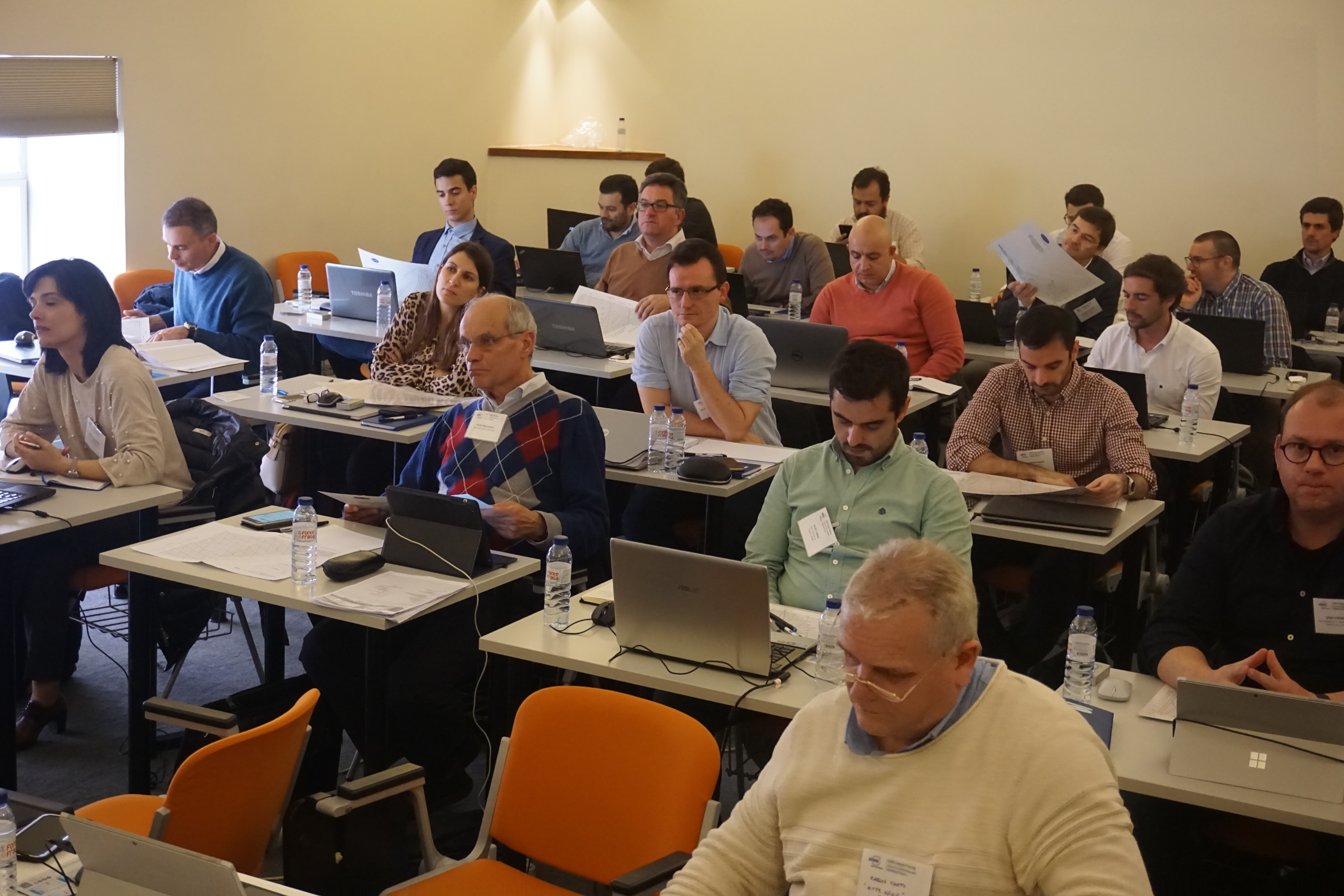 Twenty-five students, the room’s capacity, attended the training at the Ordem dos Engenheiros in Lisbon.