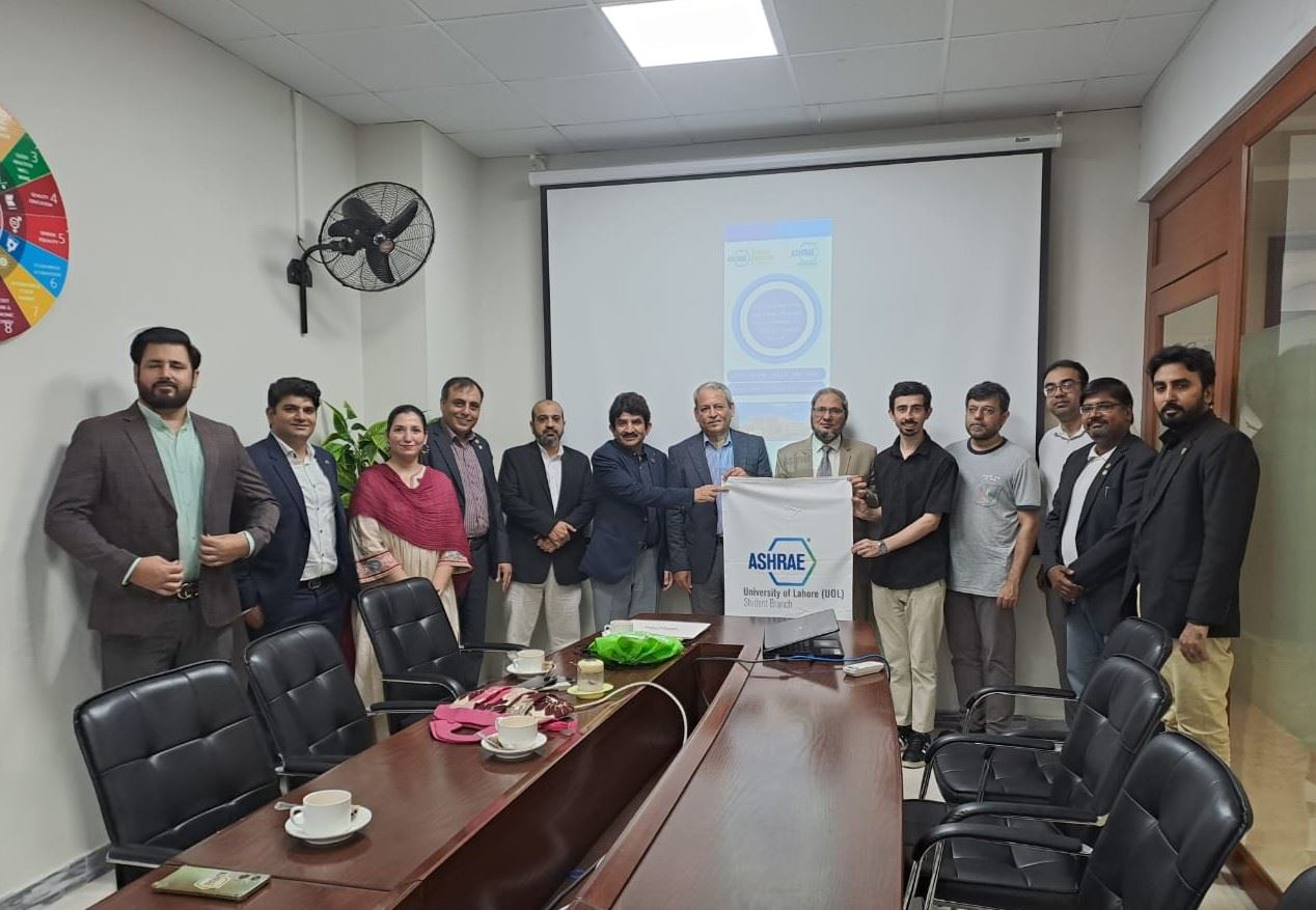 ASHRAE Student Branch Chartered in Pakistan