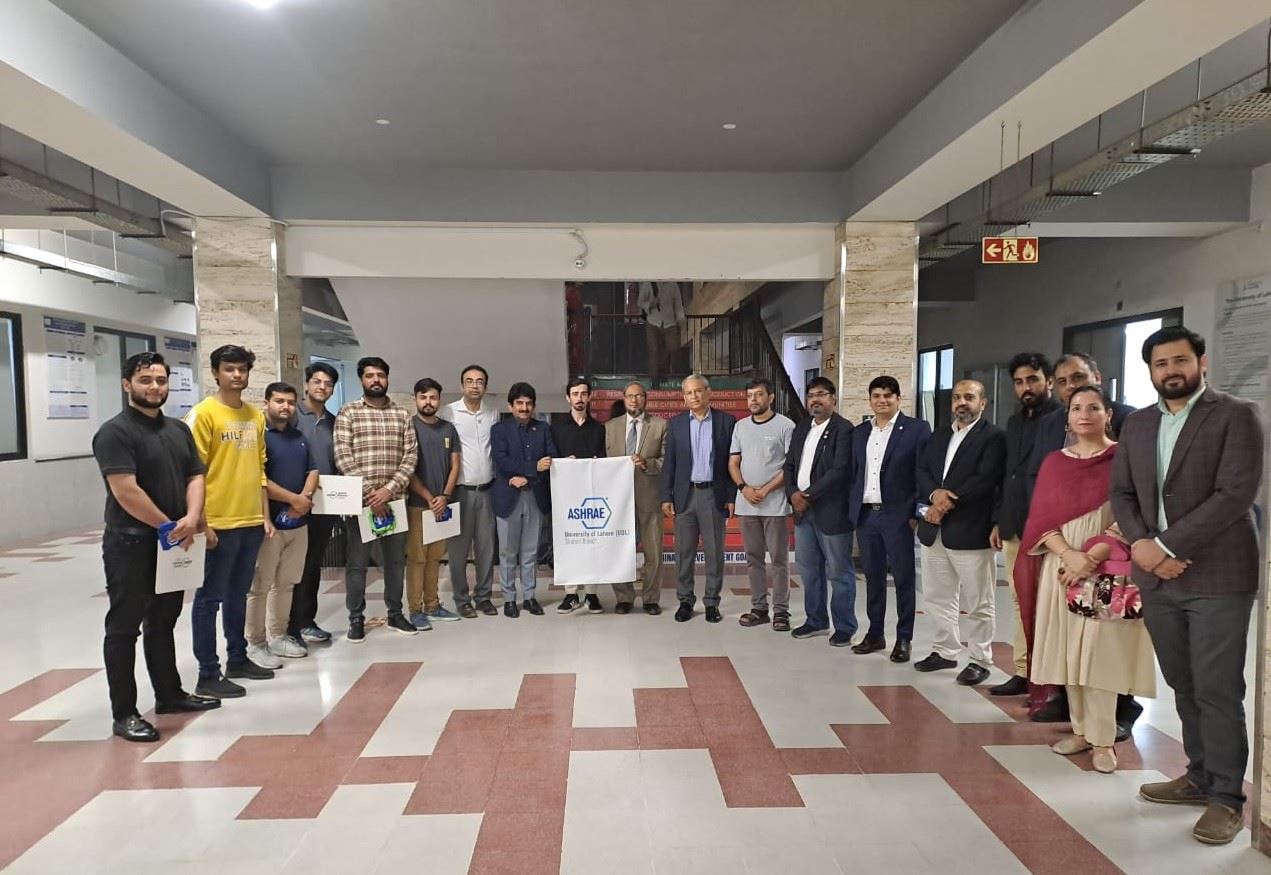 ASHRAE Student Branch Chartered in Pakistan